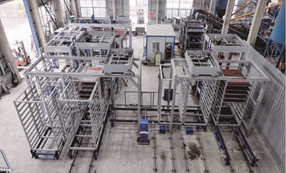 安徽合肥：墙地砖带架生产线