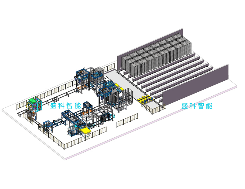 墙地砖带架生产线
